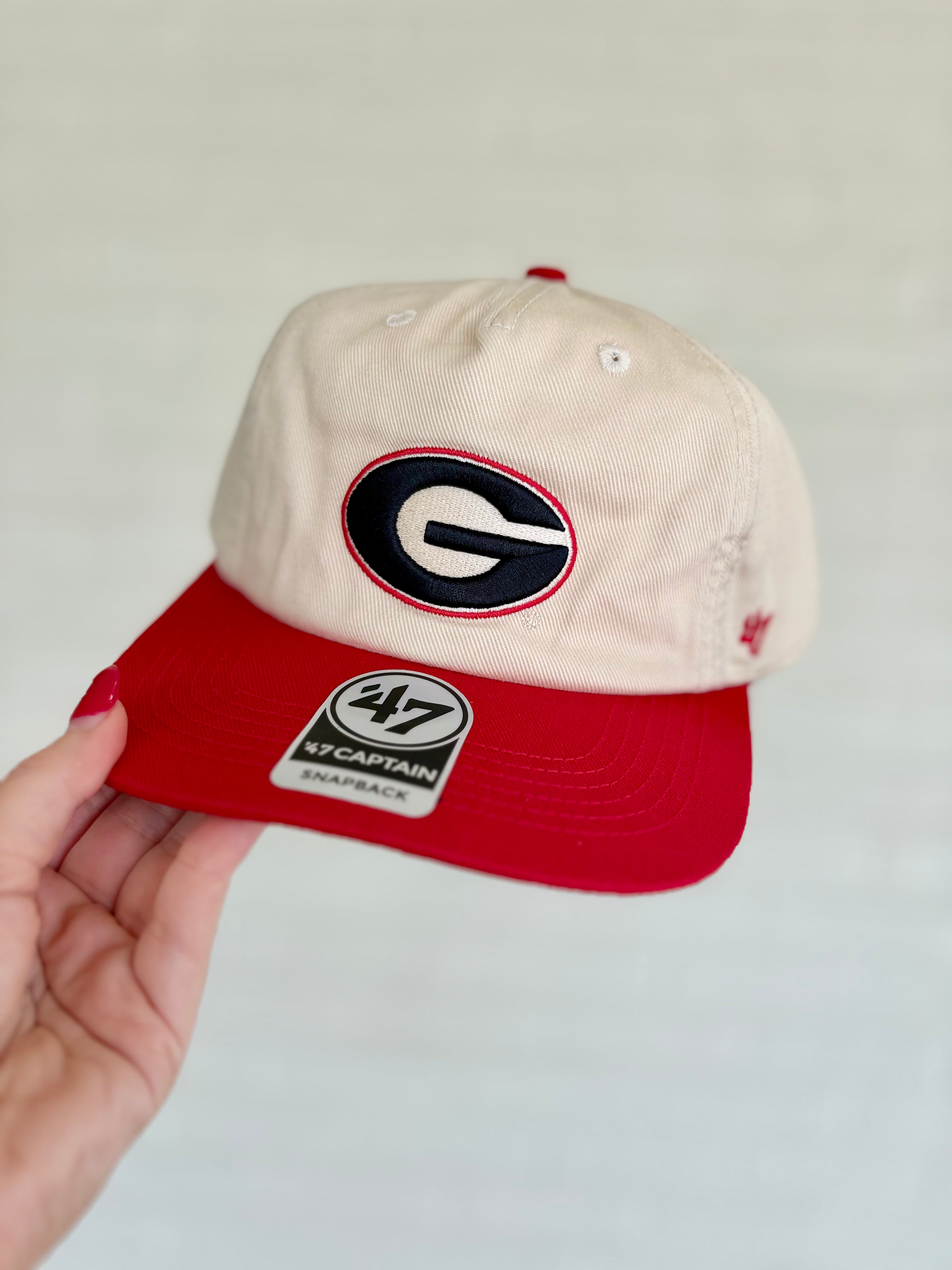 Georgia Two Tone Logo Hat bulldogs uga dawgs trucker snapback