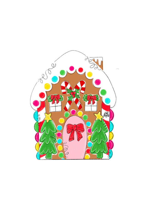 colorful Gingerbread House Mini By DK Designs