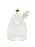 Glass Honey Pot