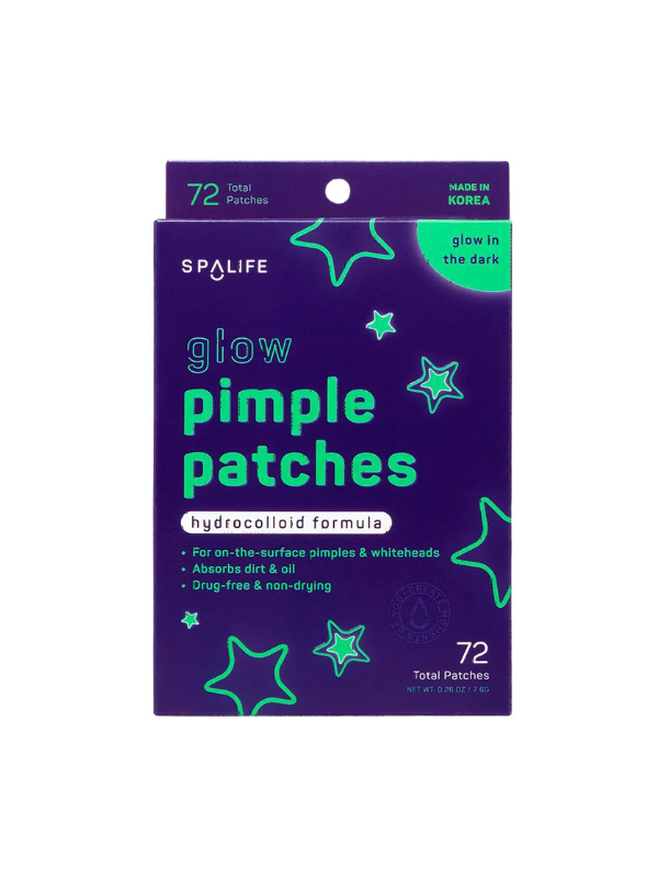 Glow in the Dark Star Hydrocolloid Pimple Patches by spa life
