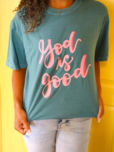 Emerald green cotton Tee