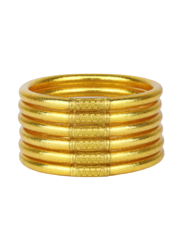 Gold All Weather Bangles by BuDhaGirl