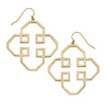 Gold Filigree Cut Out Earrings