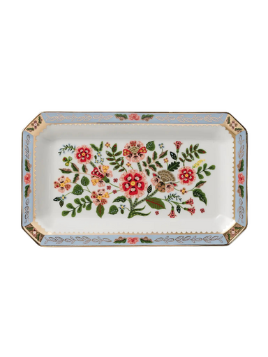 floral catchall or trinket tray 