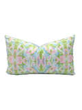 Decorative pillow with a colorful abstract print