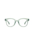 Grandview in Light Green Reading Glasses By Peepers clear green
