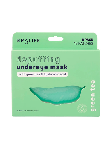 Green Tea Depuffing Undereye Masks with hyaluronic acid