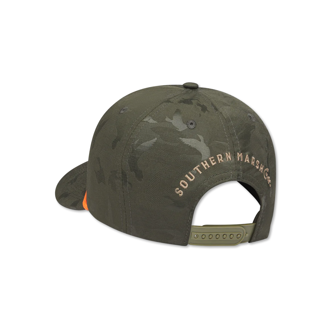 Sabine Duck Camo Rope Hat in Dark Olive by Southern Marsh