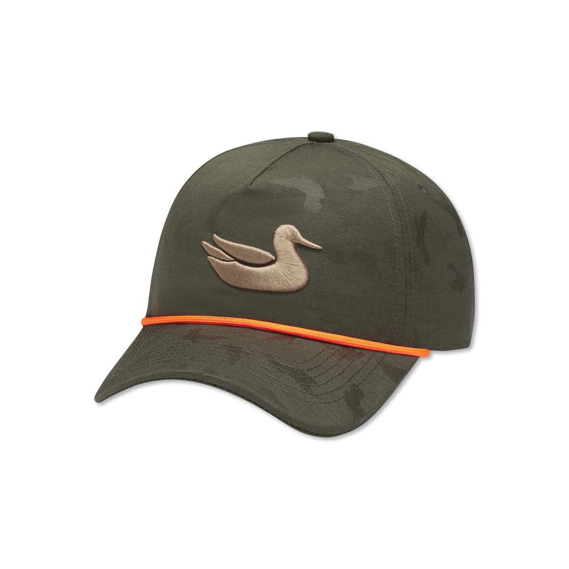 Sabine Duck Camo Rope Hat in Dark Olive by Southern Marsh