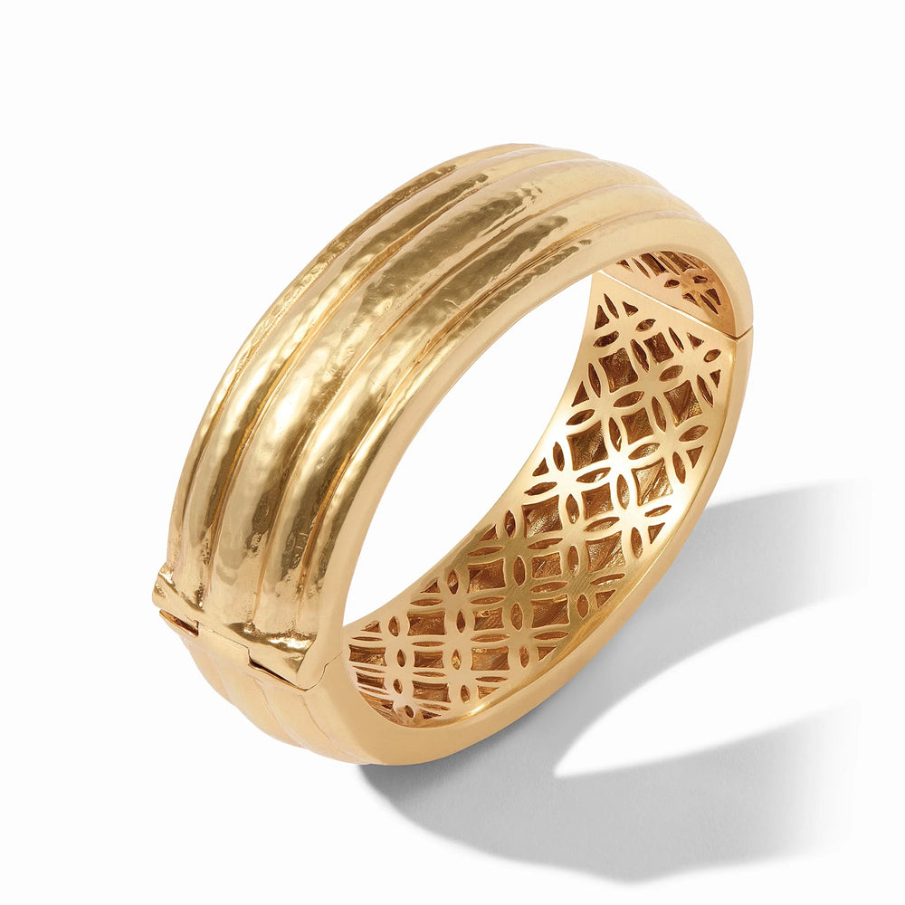 Havana Statement Hinge Bangle in Gold by Julie Vos