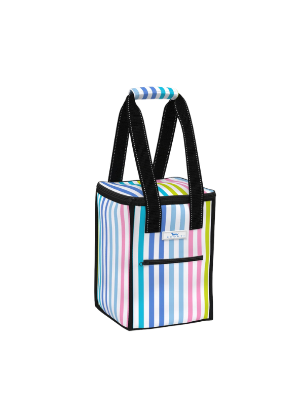 bright stripes cooler bag