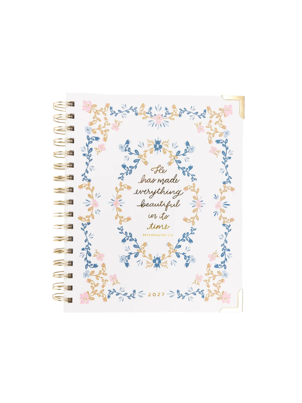 He Has Made Everything Beautiful 2027 Spiral Planner mary square