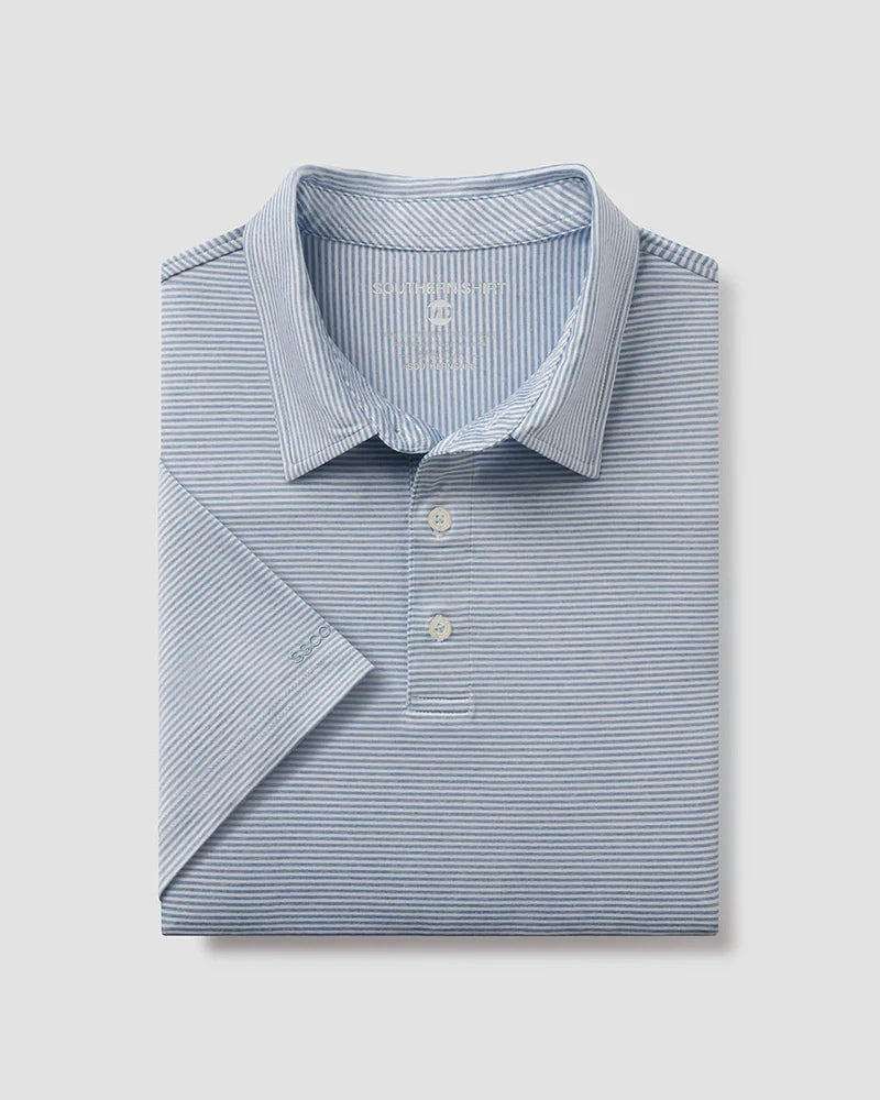 Heather Madison Stripe Polo in Windsor By Southern Shirt Co.