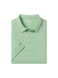 thin green lined polo shirt 