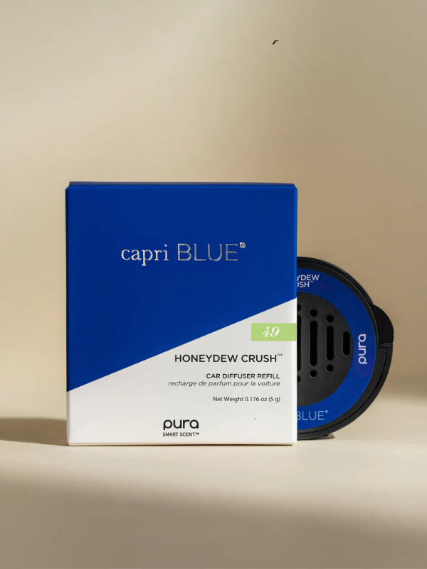 capri blue car refill honeydew crush