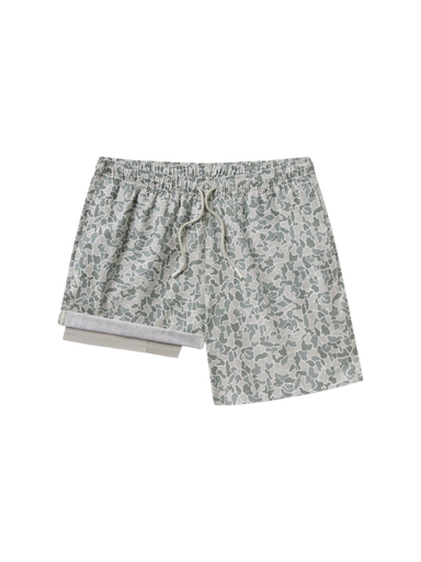 camo swim trunks with liner