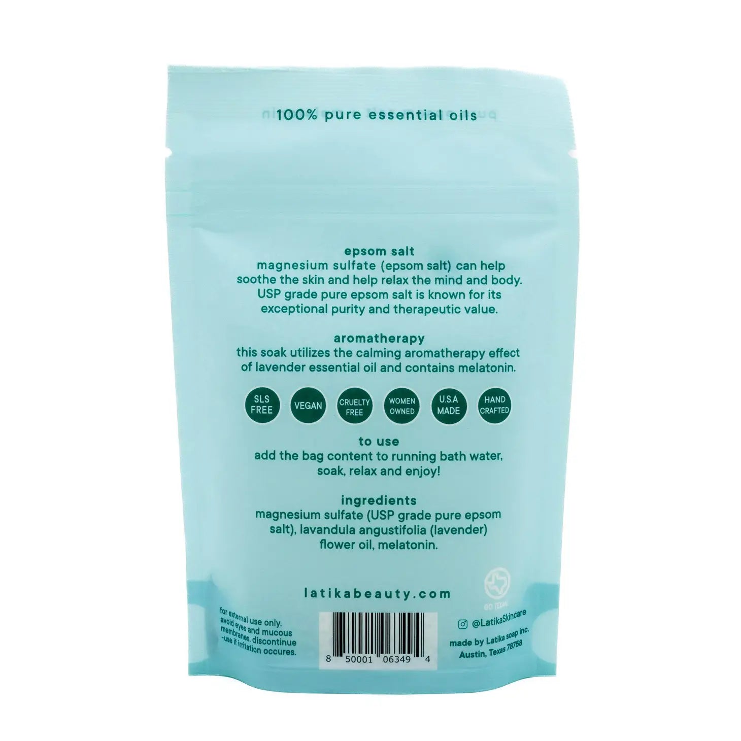 Melatonin Bath Soak