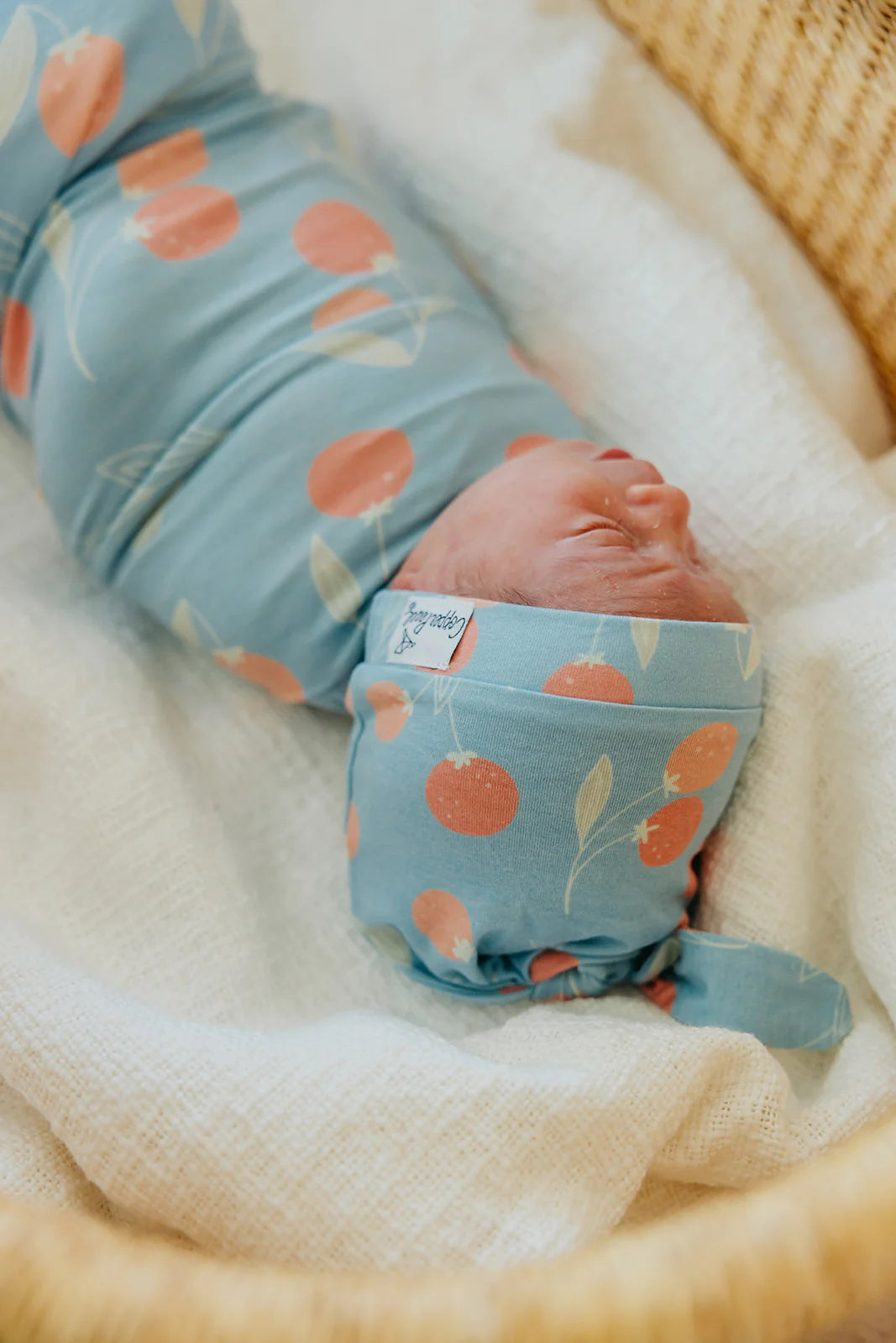 Clementine Swaddle Blanket by Copper Pearl