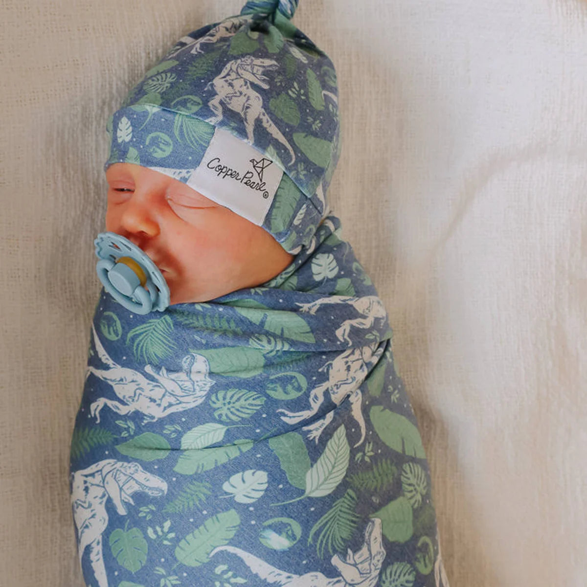 Jurassic Park Swaddle Blanket by Copper Pearl