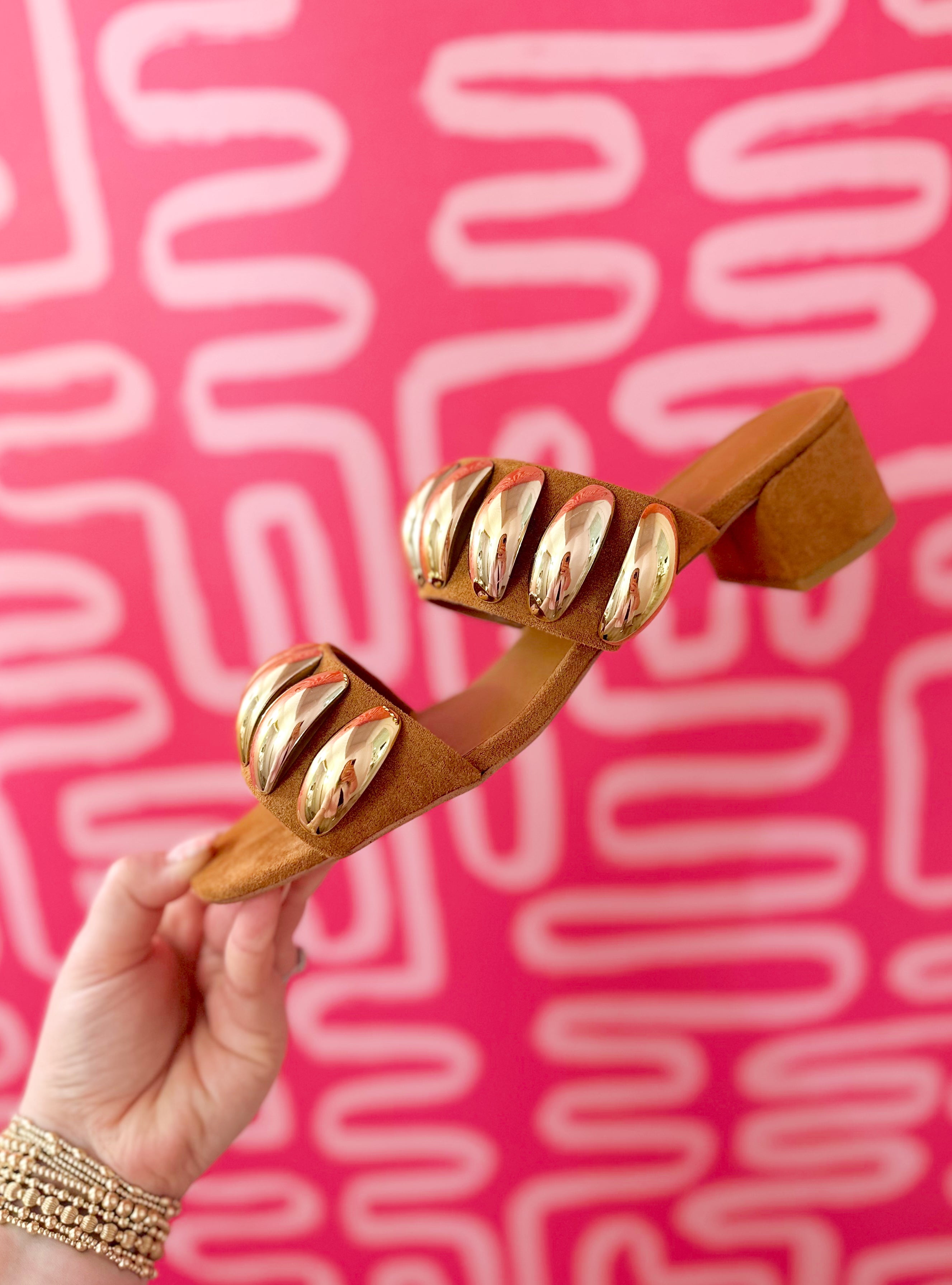 Fawn Dome Heeled Sandal by Matisse