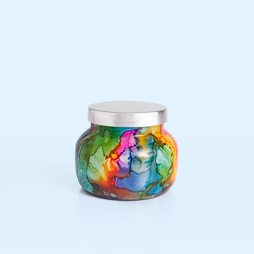 Volcano Rainbow Watercolor Petite Jar (8oz)