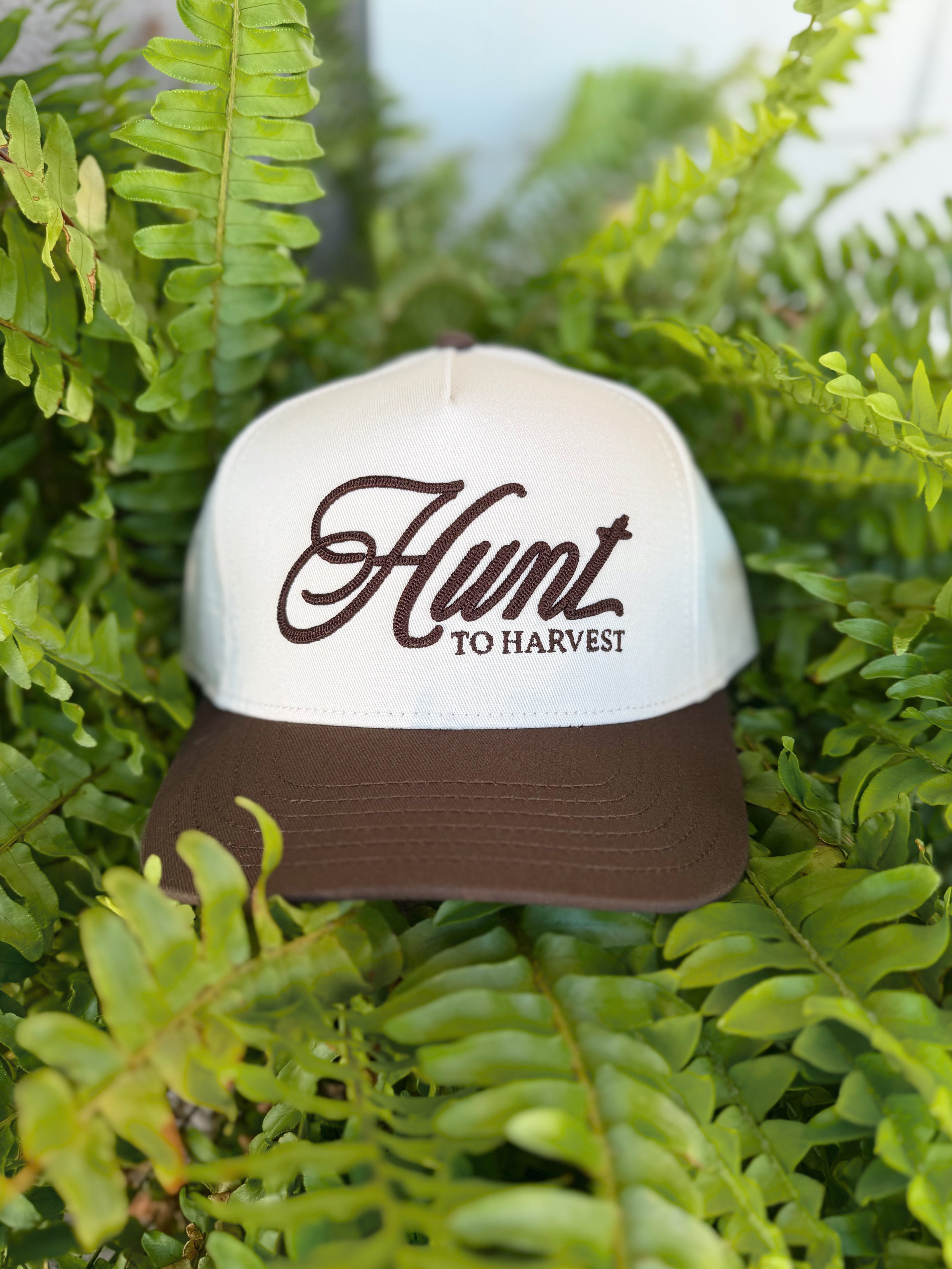 Chocolate Script Hat by Hunt to Harvest