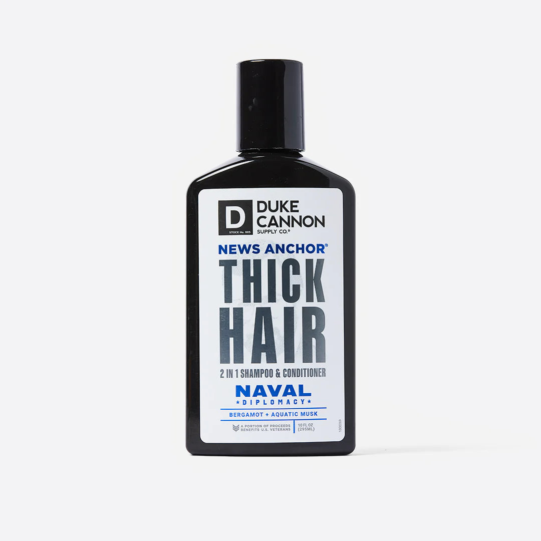 Naval Diplomacy News Anchor Thick Hair Shampoo by Duke Cannon