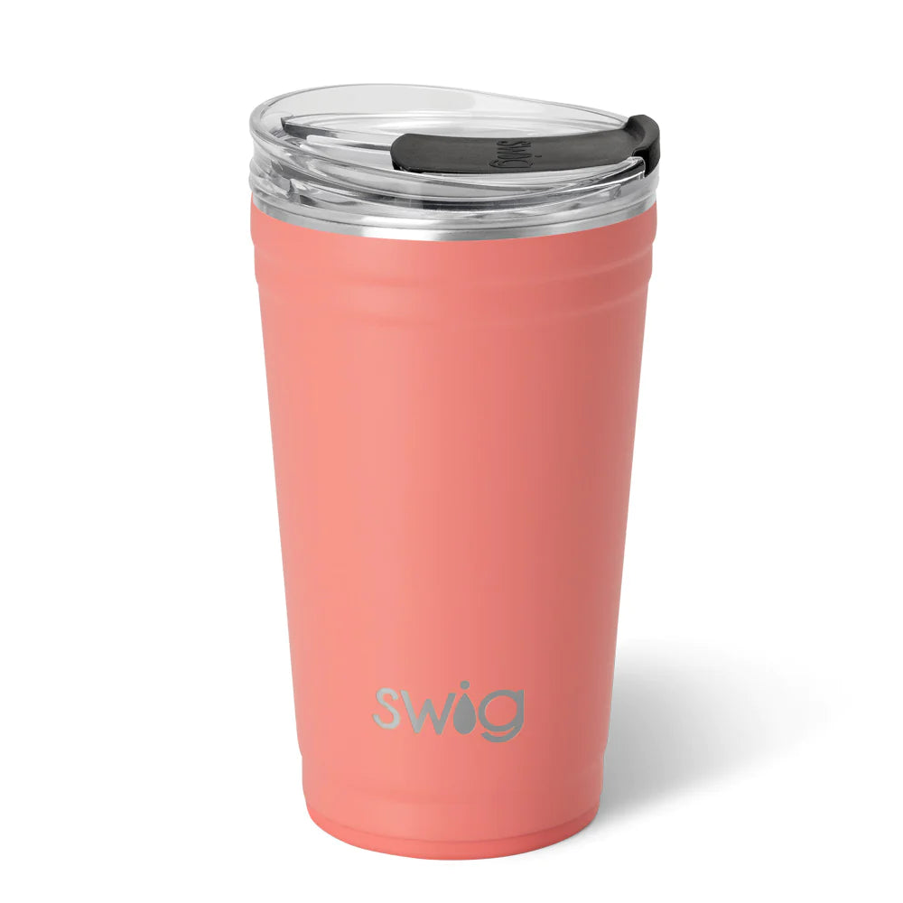 Coral 24oz Party Cup by Swig Life