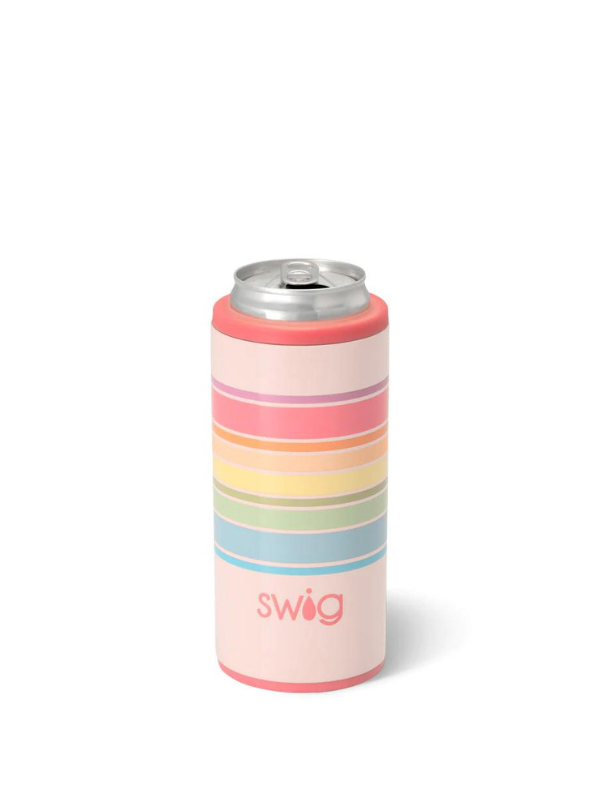 Good Vibrations 12oz Skinny Can Cooler by Swig Life
