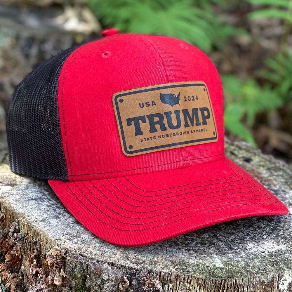 Trump Hat in Red/ Black by State Homegrown