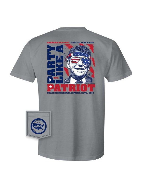 Party Like a Patriot Tee by State Homegrown
