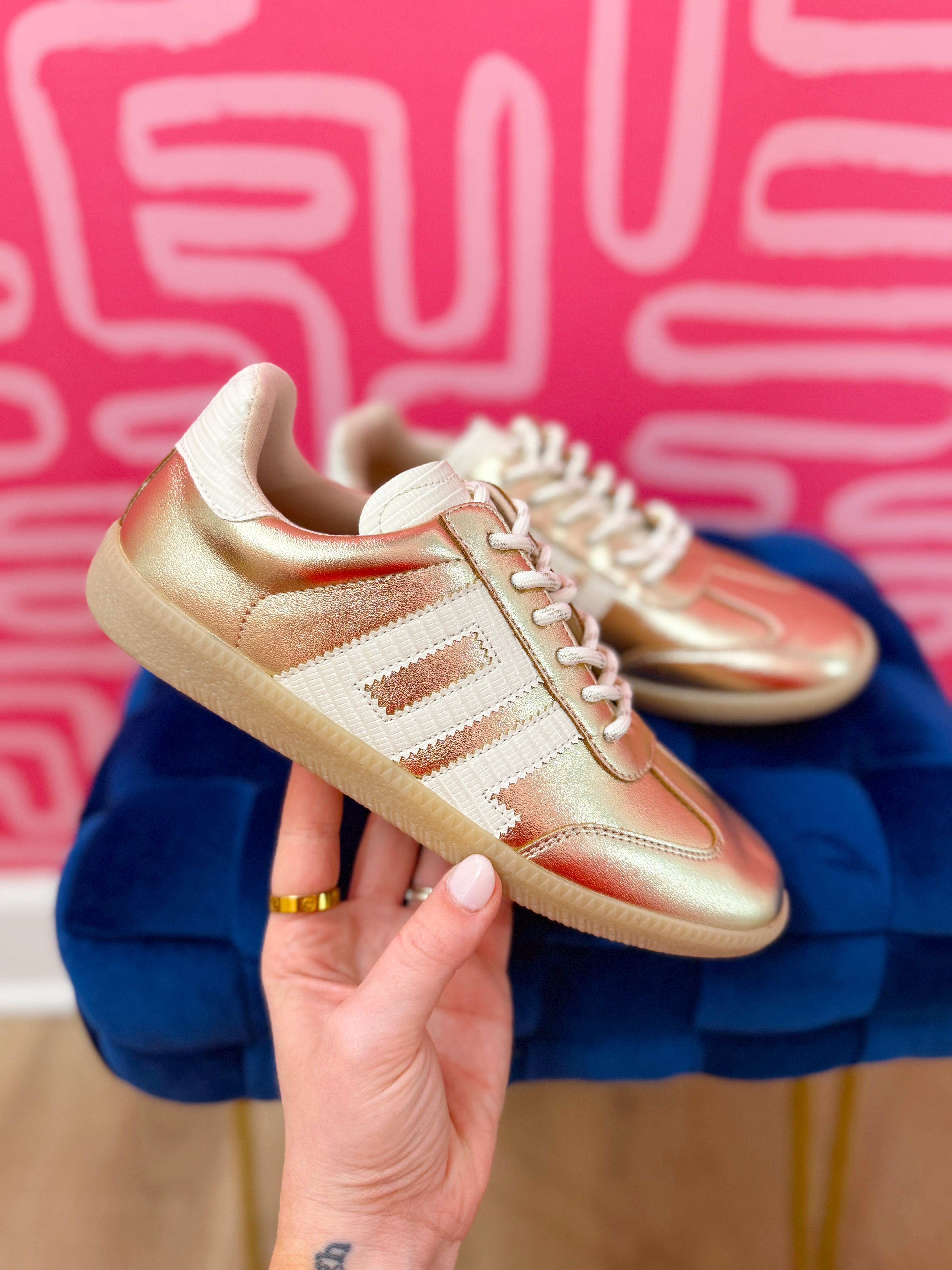 Gold Trackstar Sneakers