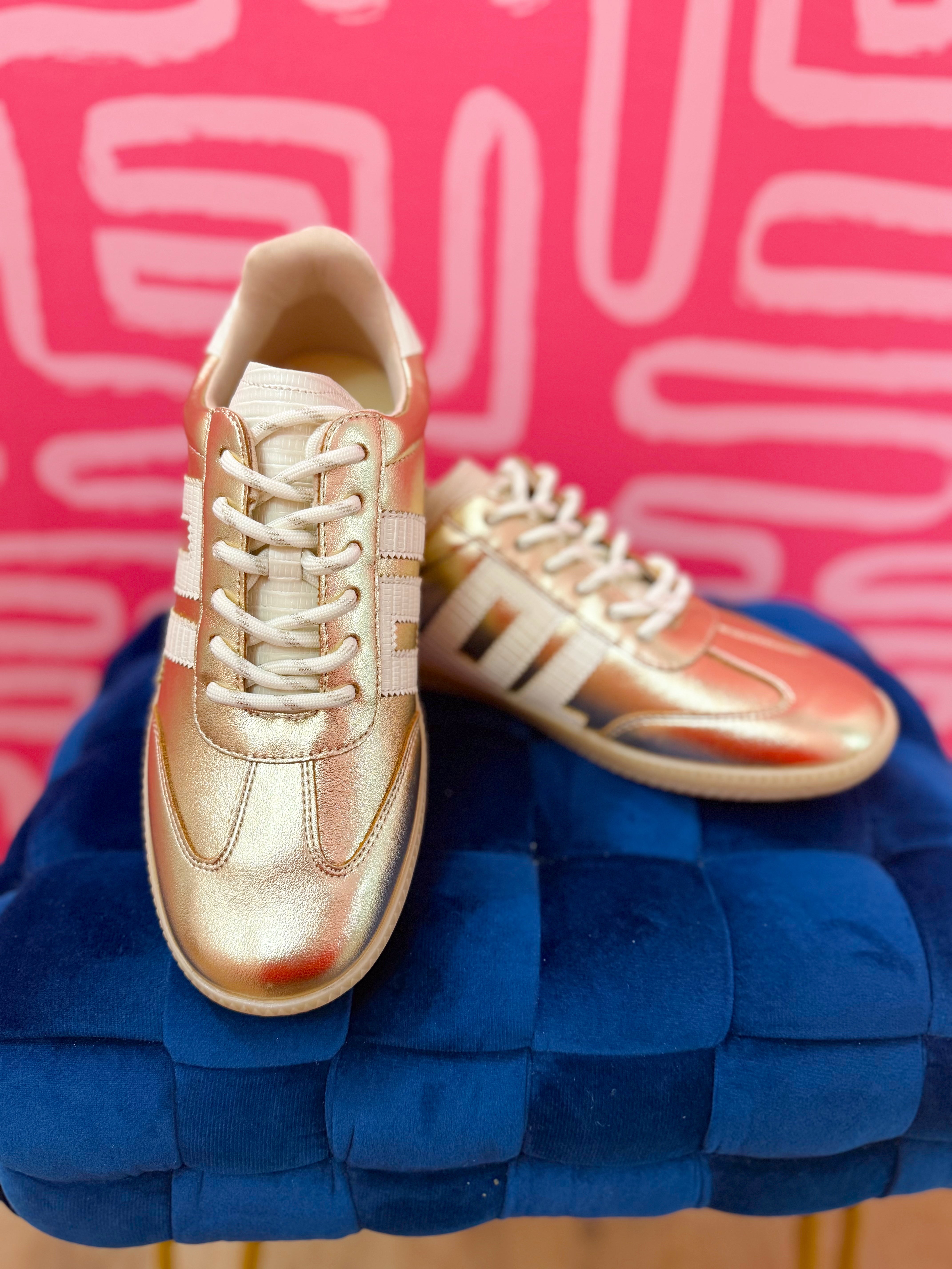 Gold Trackstar Sneakers