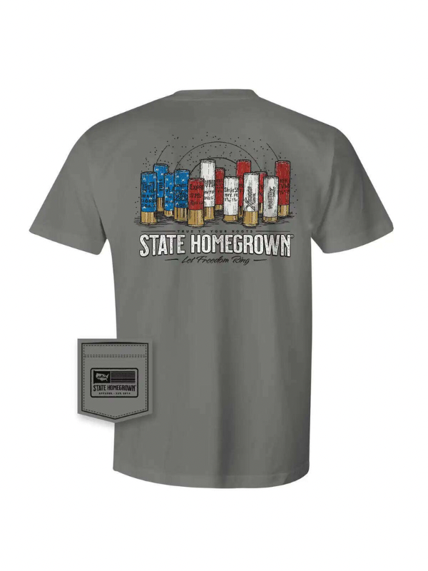 Let Freedom Ring Pocket Tee by State Homegrown