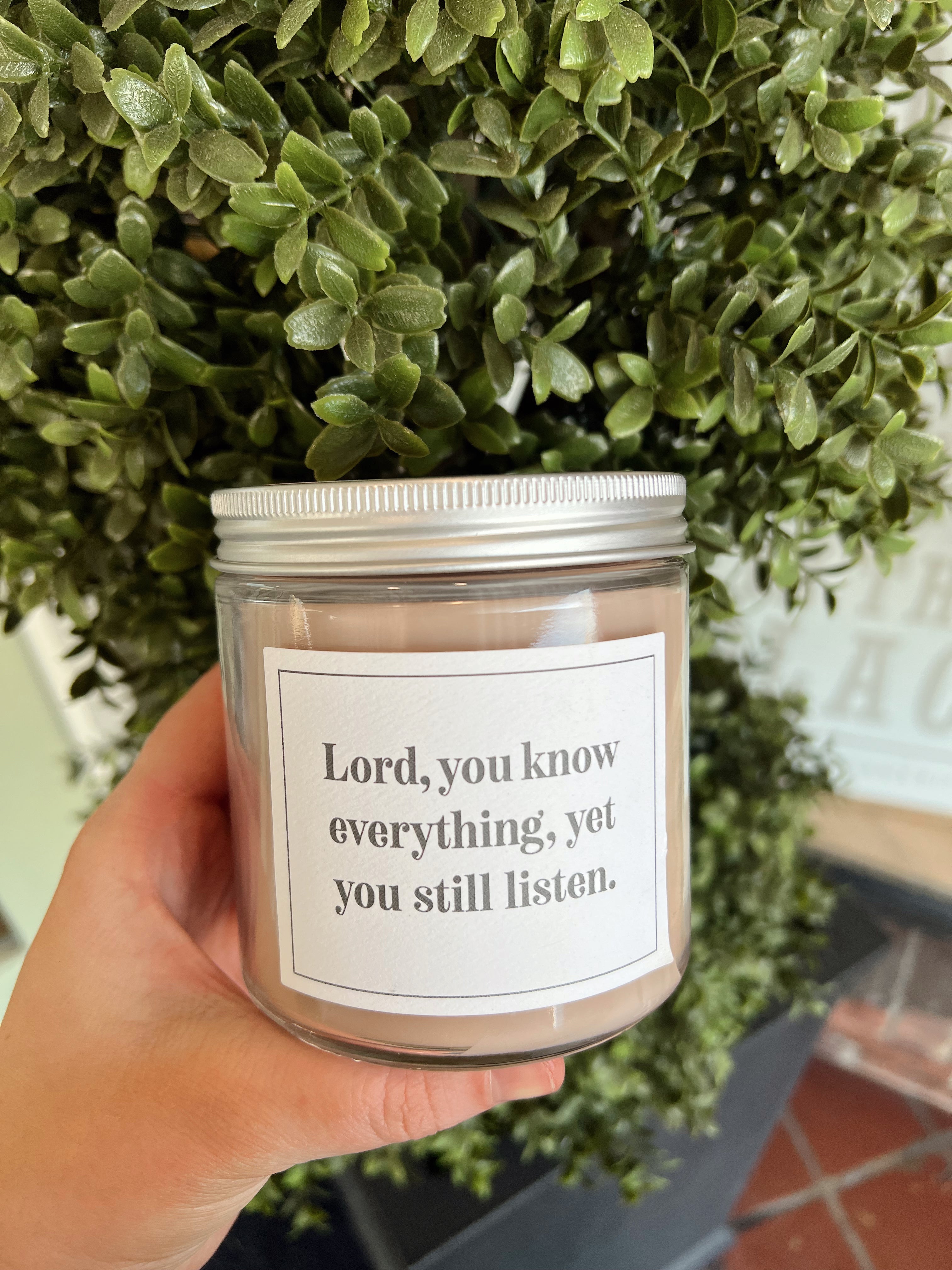 Sweet Grace Collection Candle You Still Listen