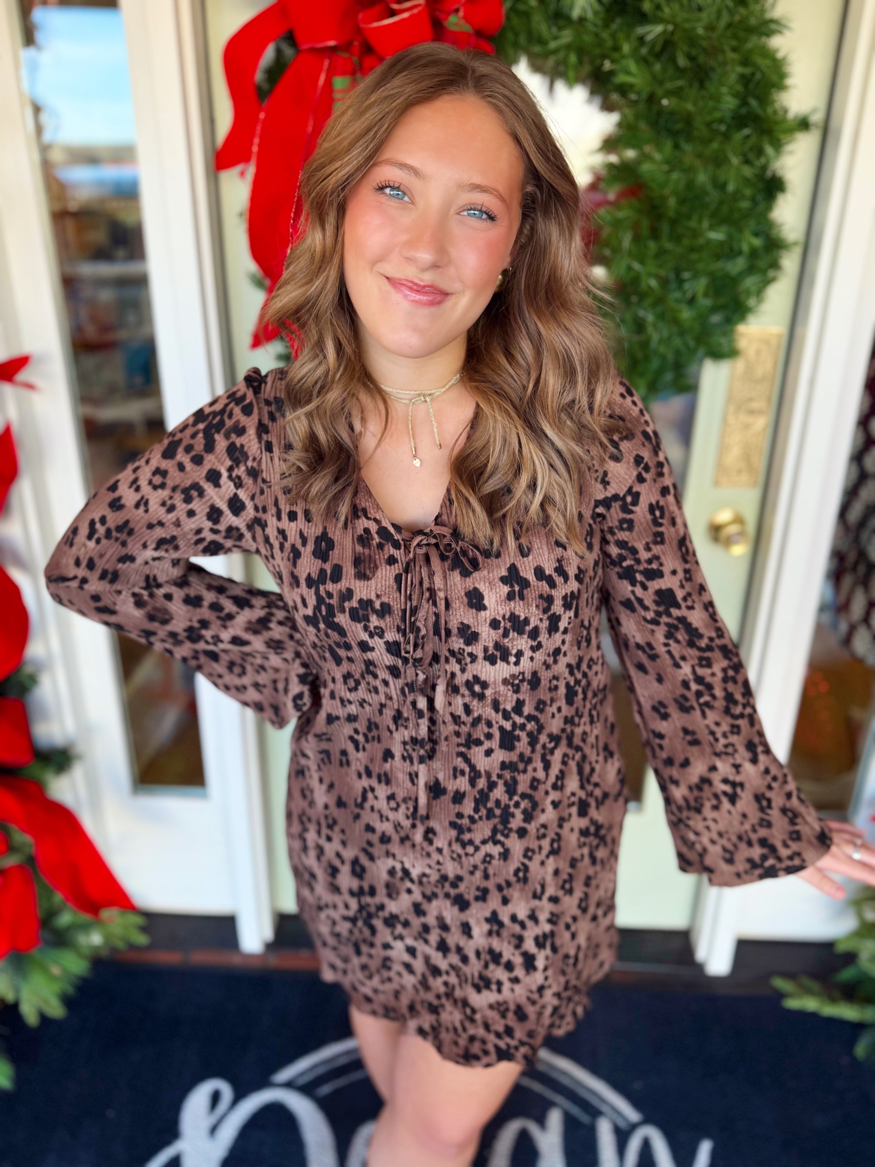 The Audrey Leopard Dress