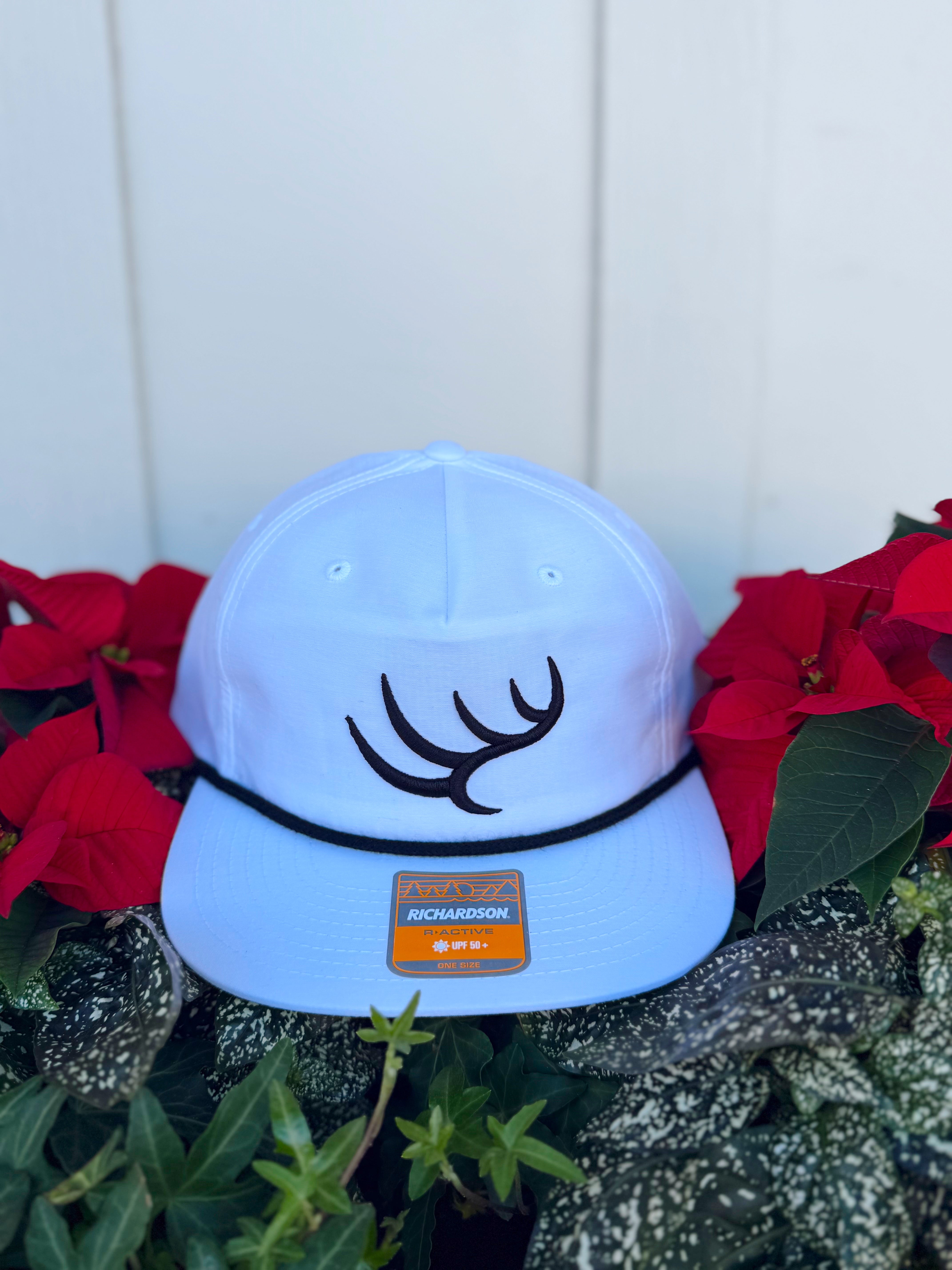 Hunt to Harvest Signature Antler Hat - White Rope Hat
