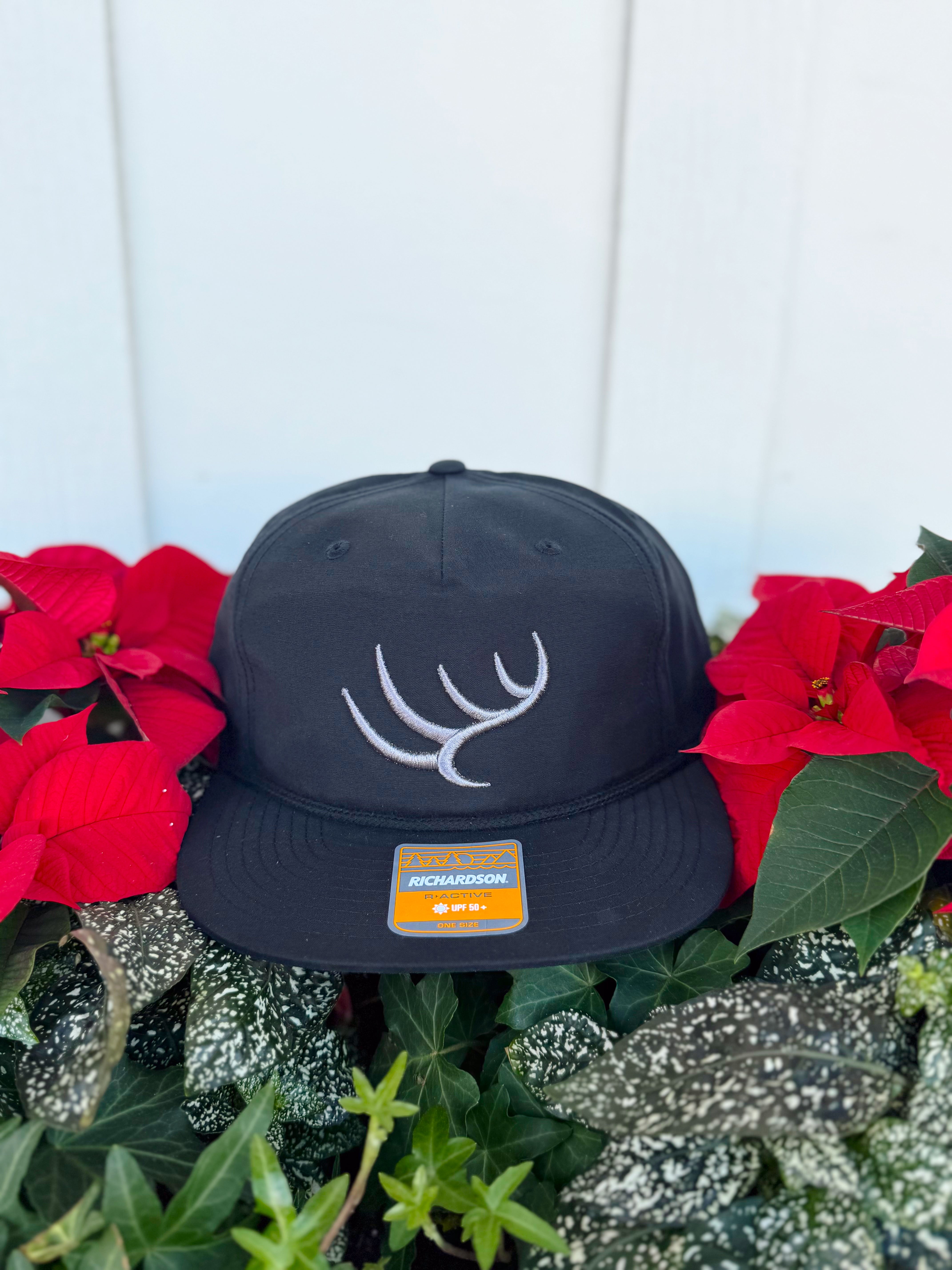 Hunt to Harvest Signature Antler Hat - Solid Black Rope Hat