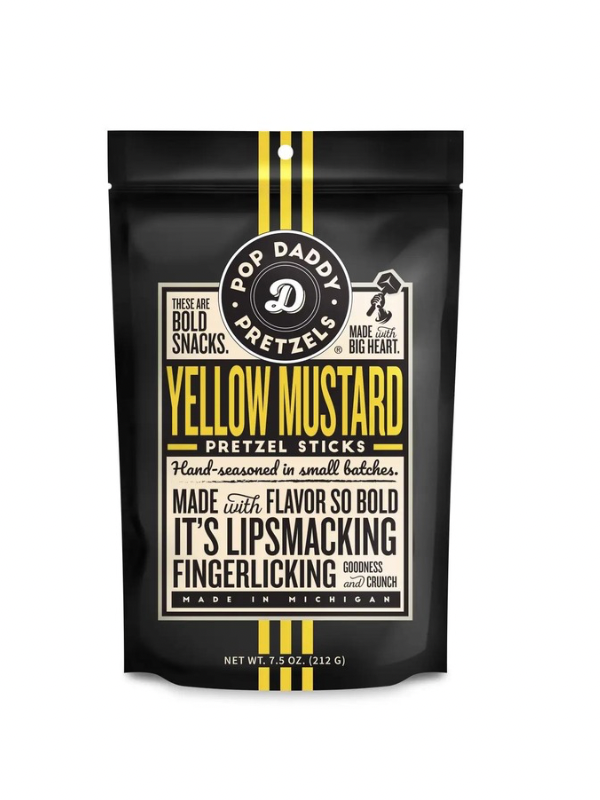Yellow Mustard Pretzel Sticks