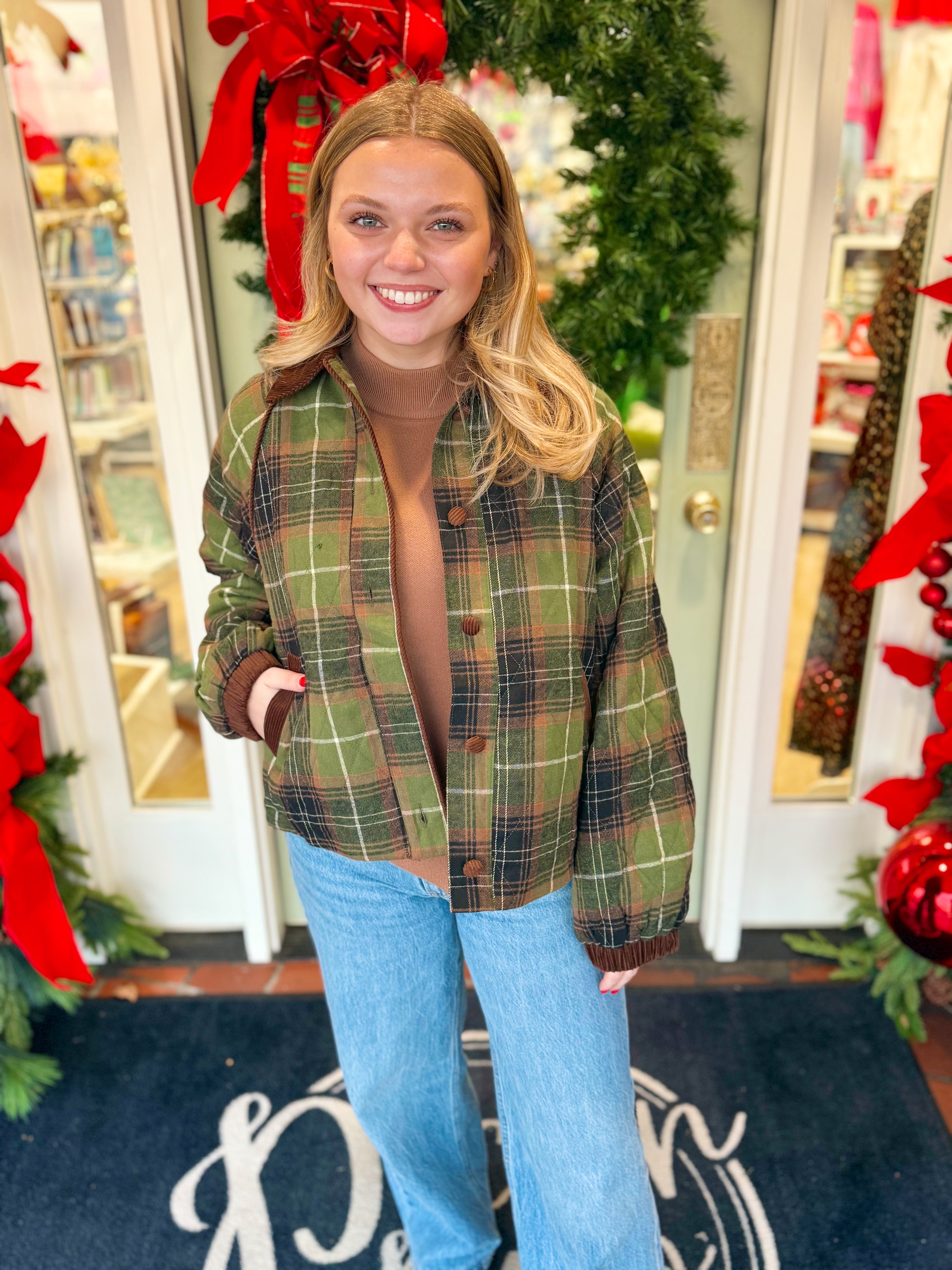 The Opal Plaid Jacket