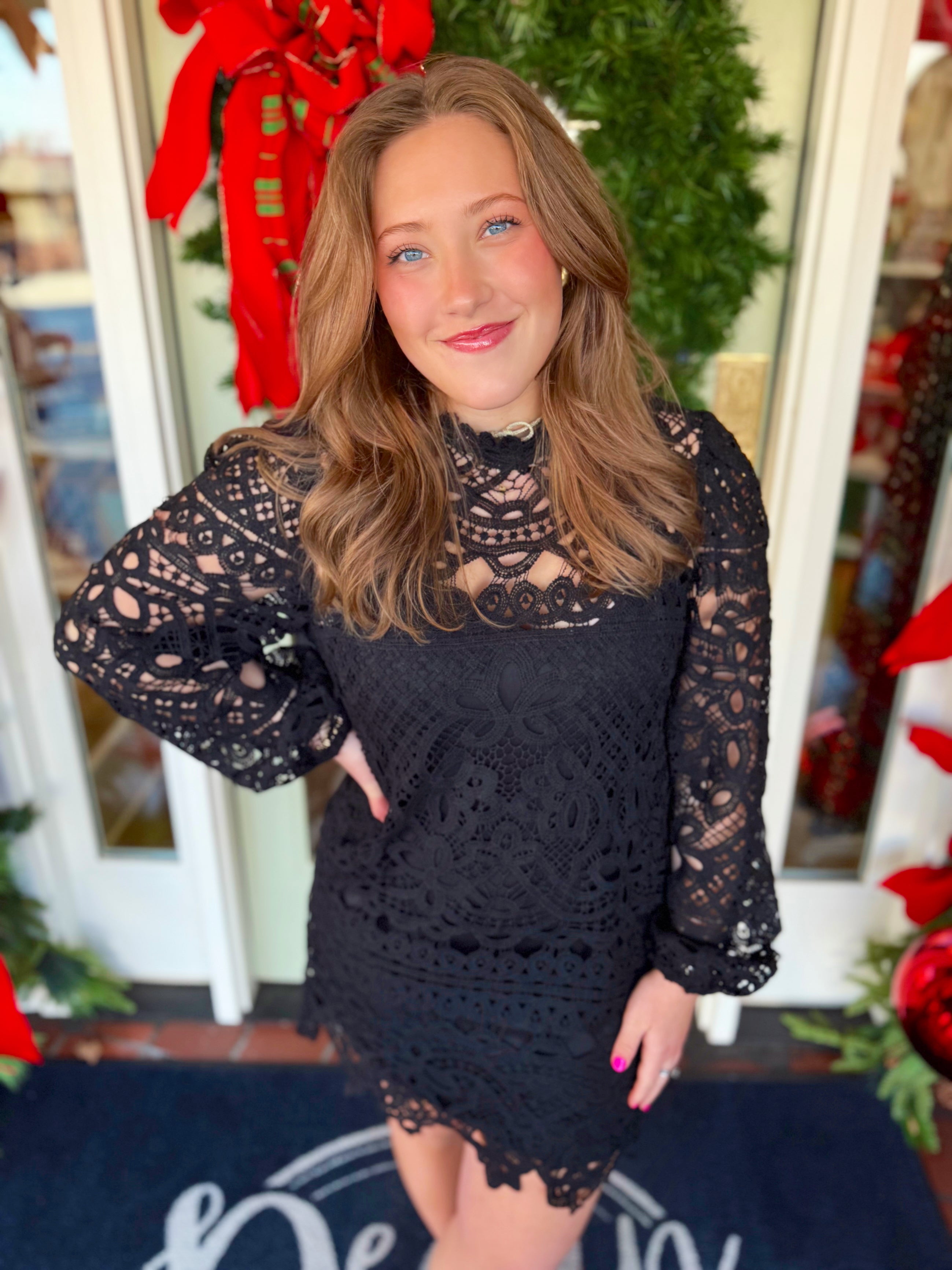 lucy lace dress Falling in Love with Lucy Lace Midi Dress