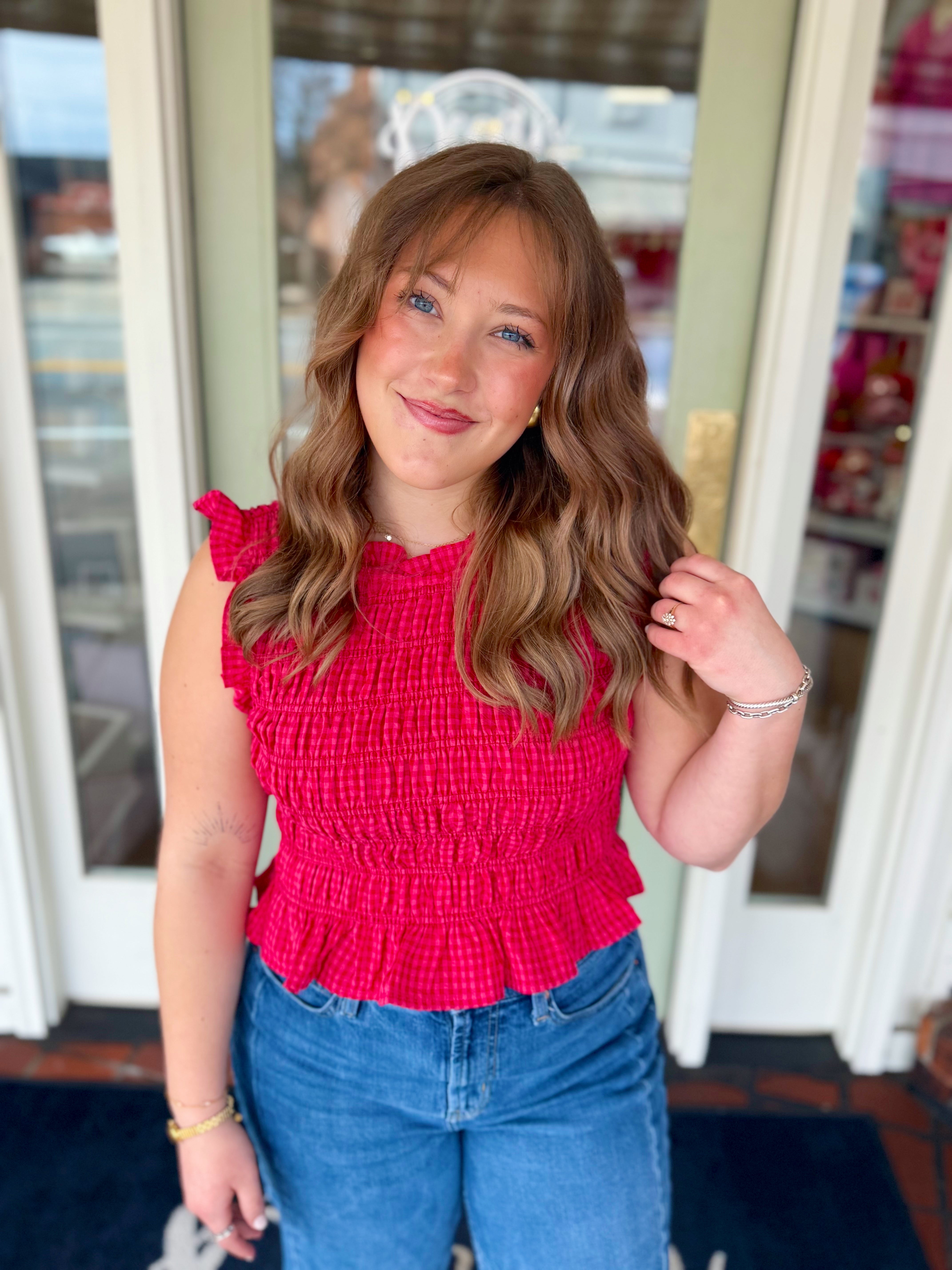 The Gayla Gingham Top