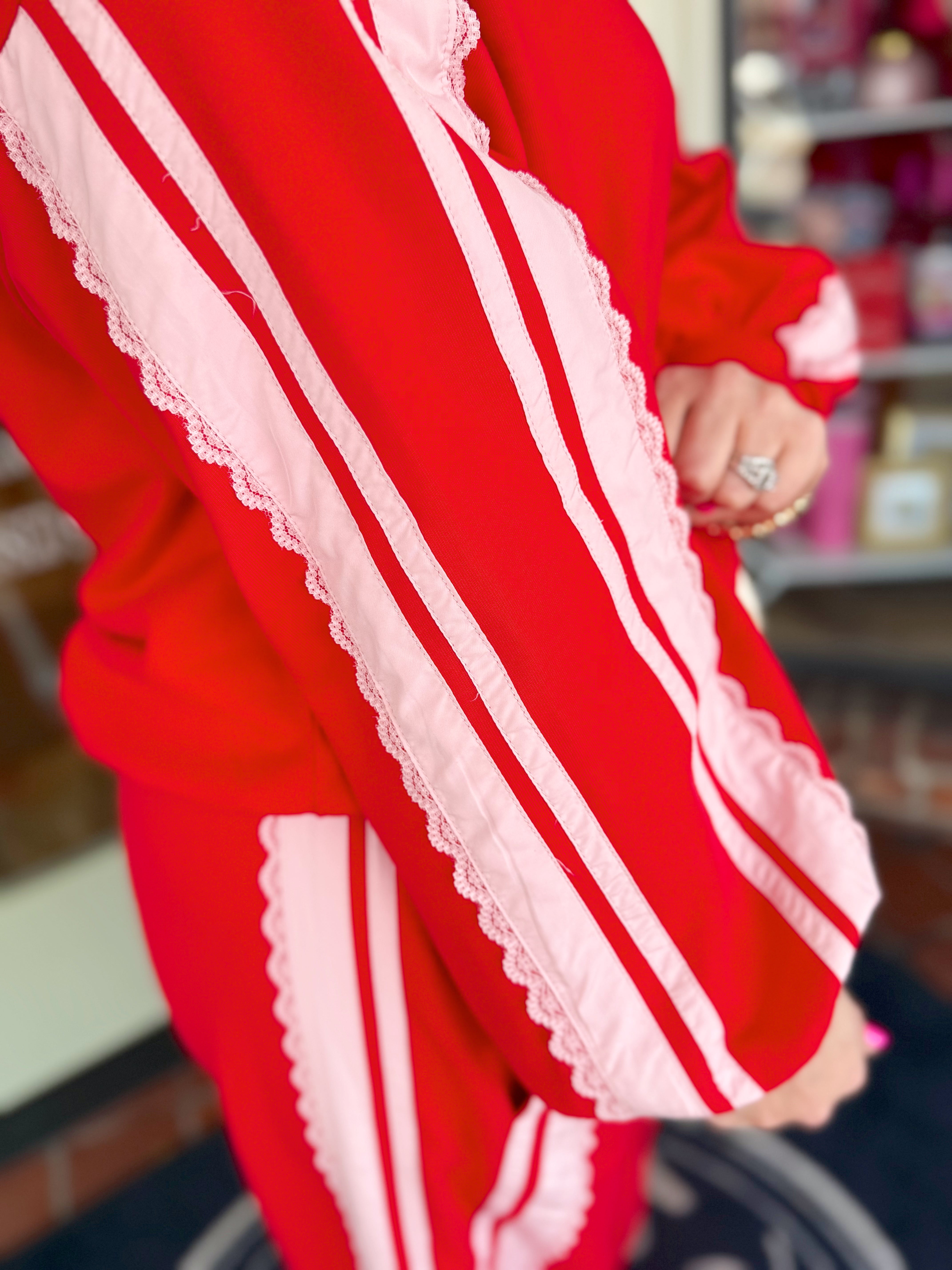 The Brinley Lace Trim Top