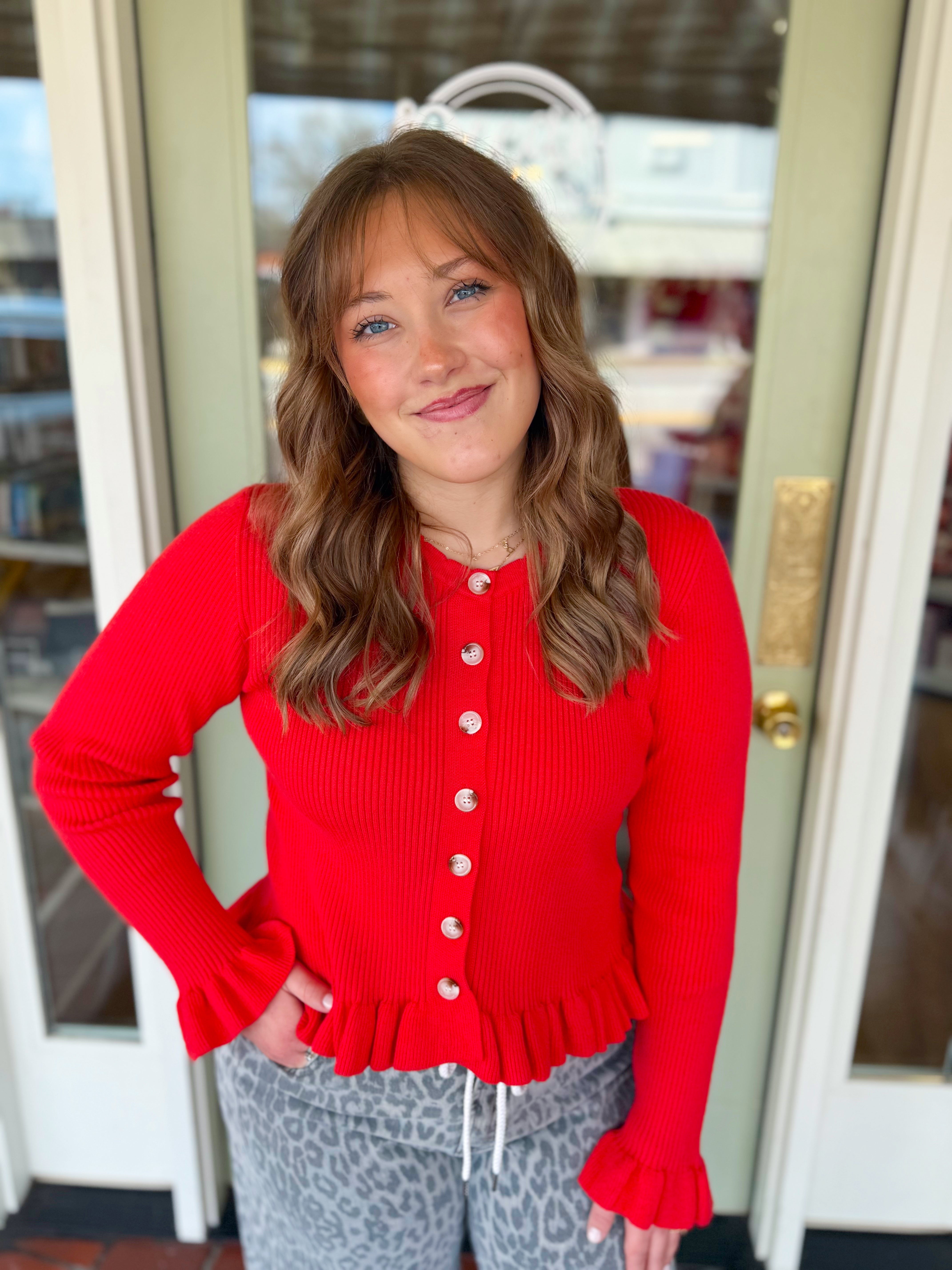 The Poppy Ribbed Sweater Top