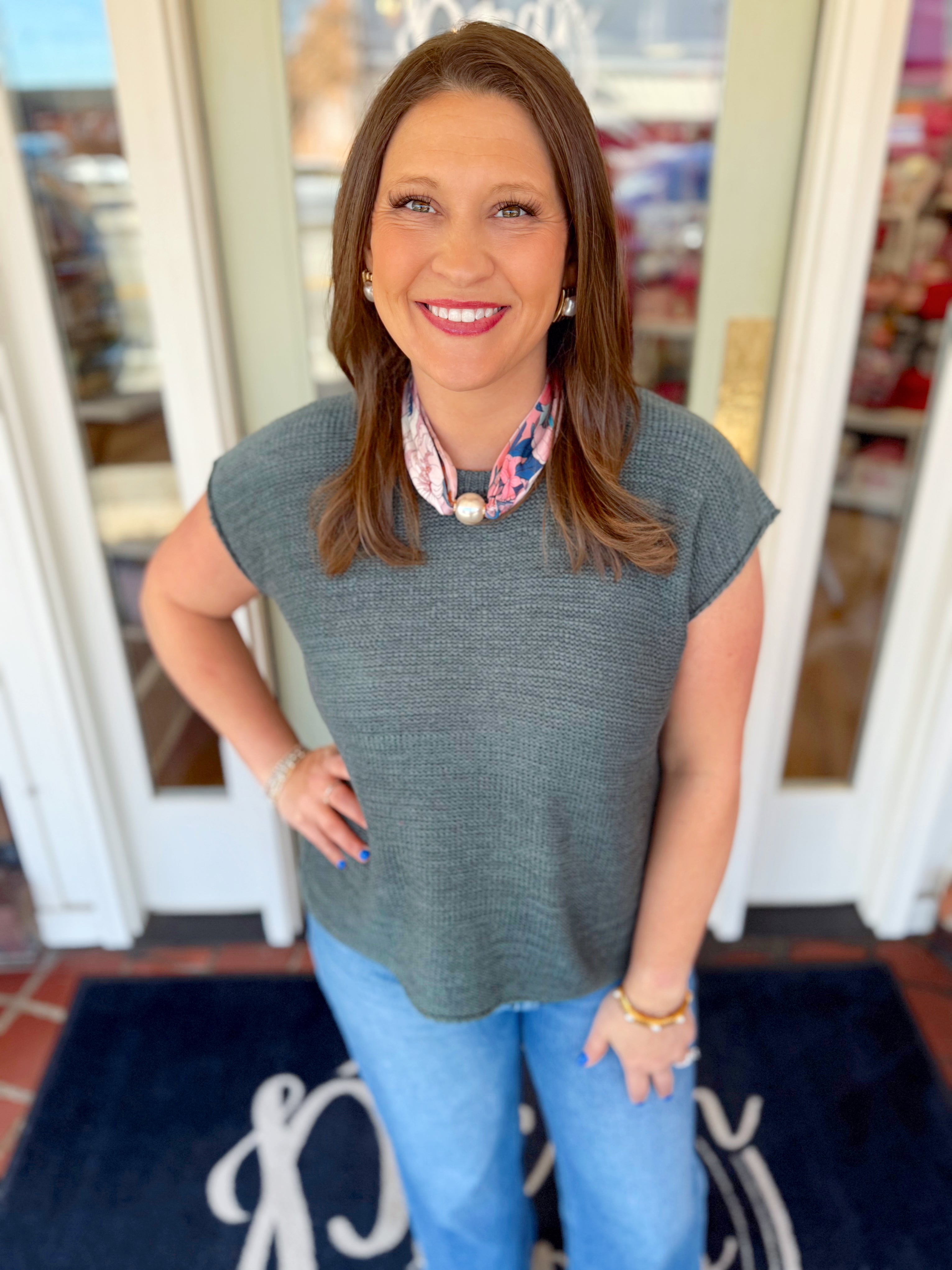 The KT Top in Ash Jade