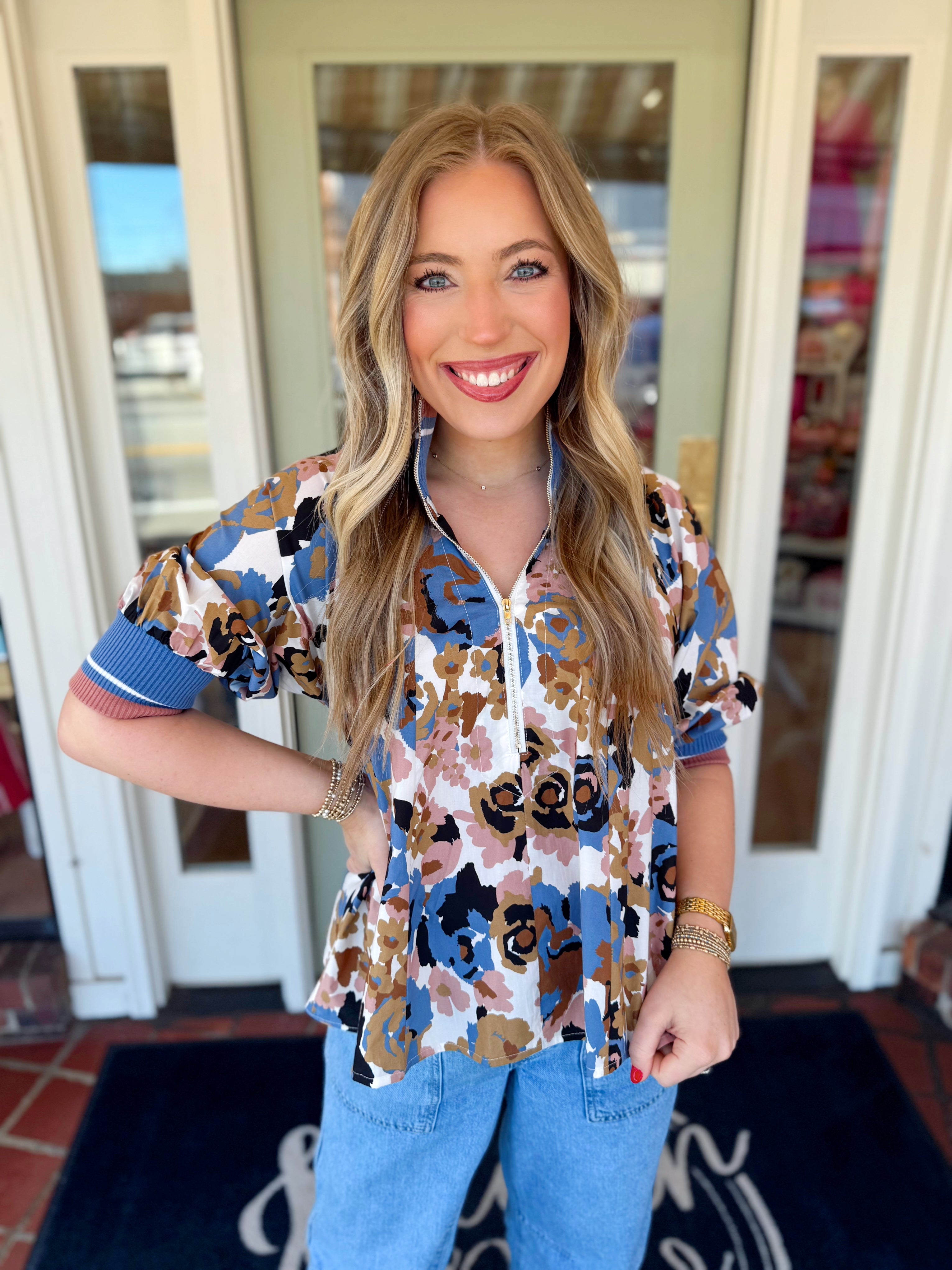 The Retro Floral Top