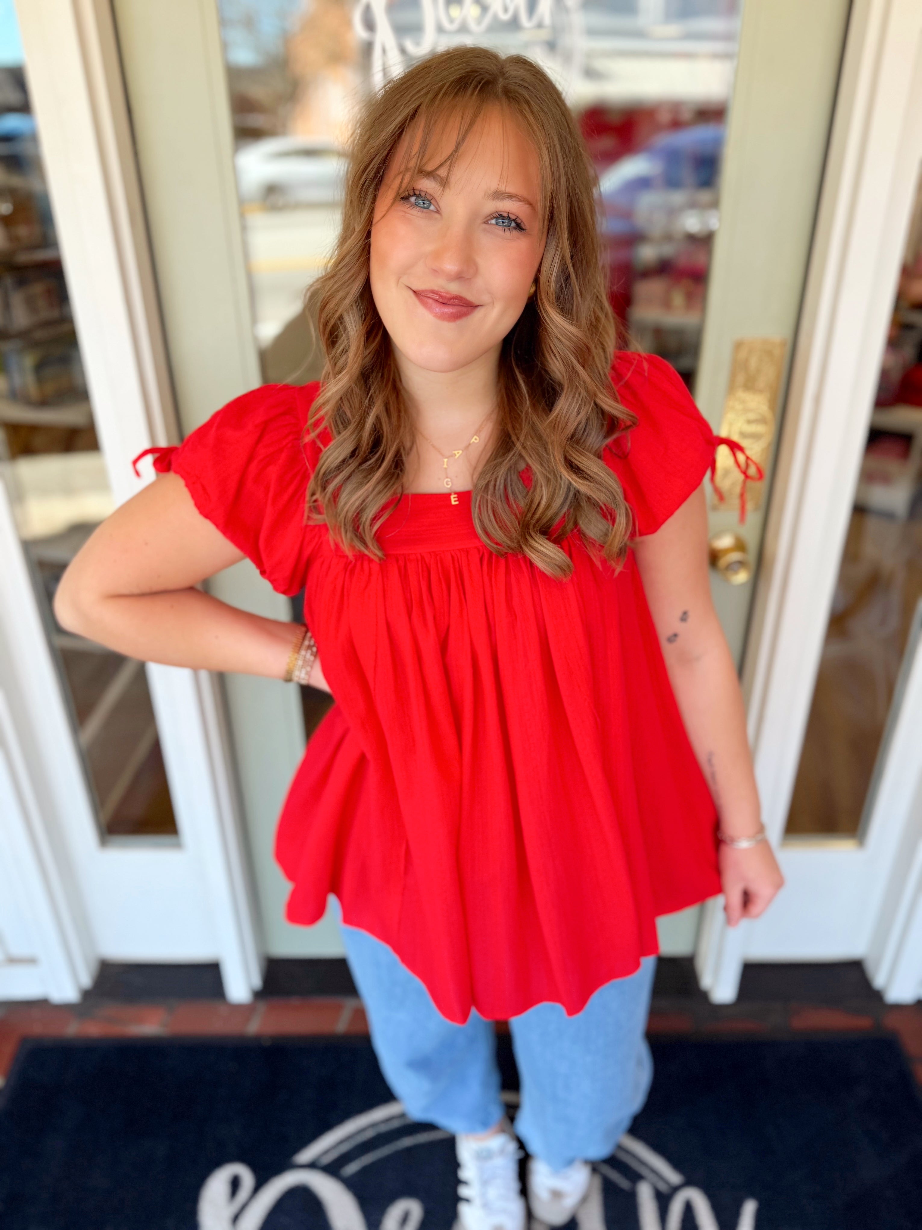 The Andrea Square Neck Top