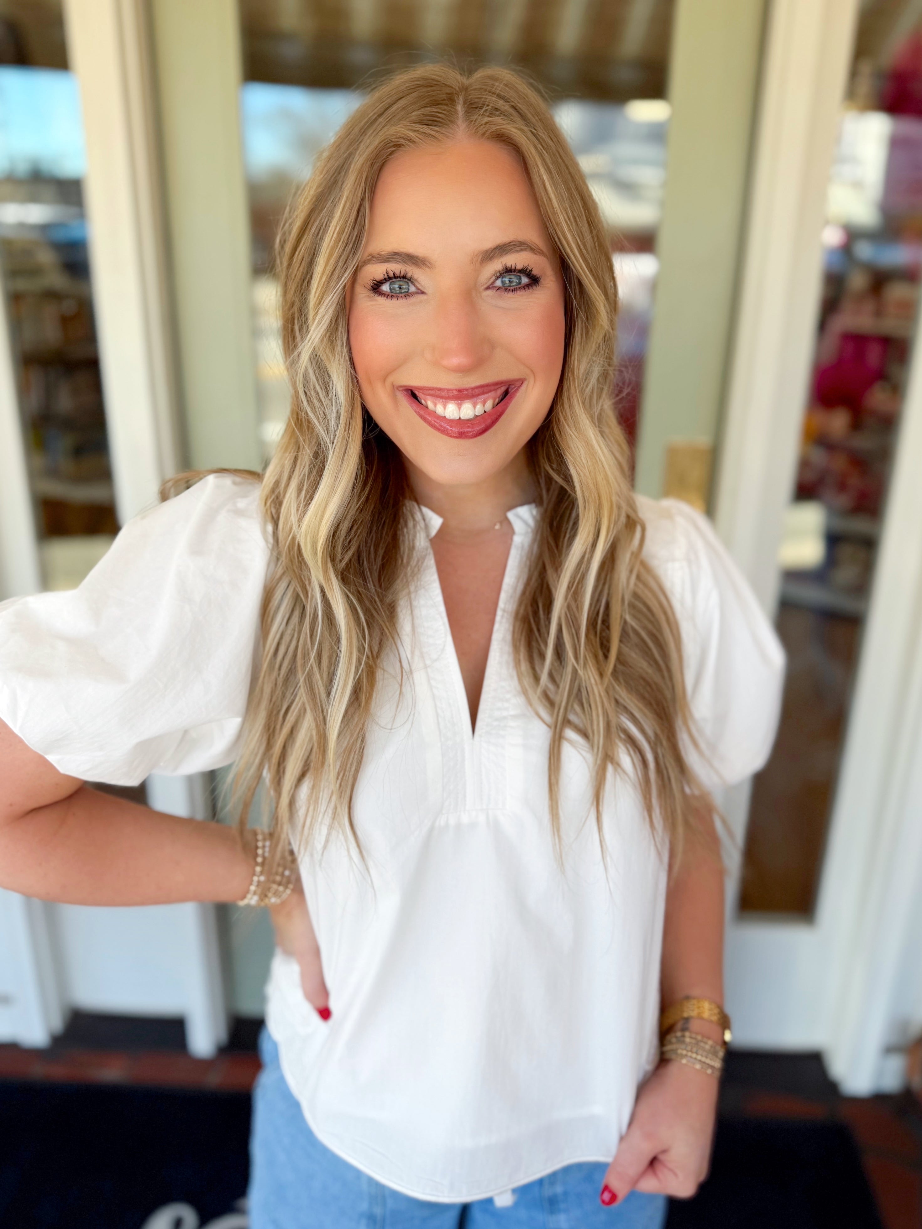 The Elsa Top in White