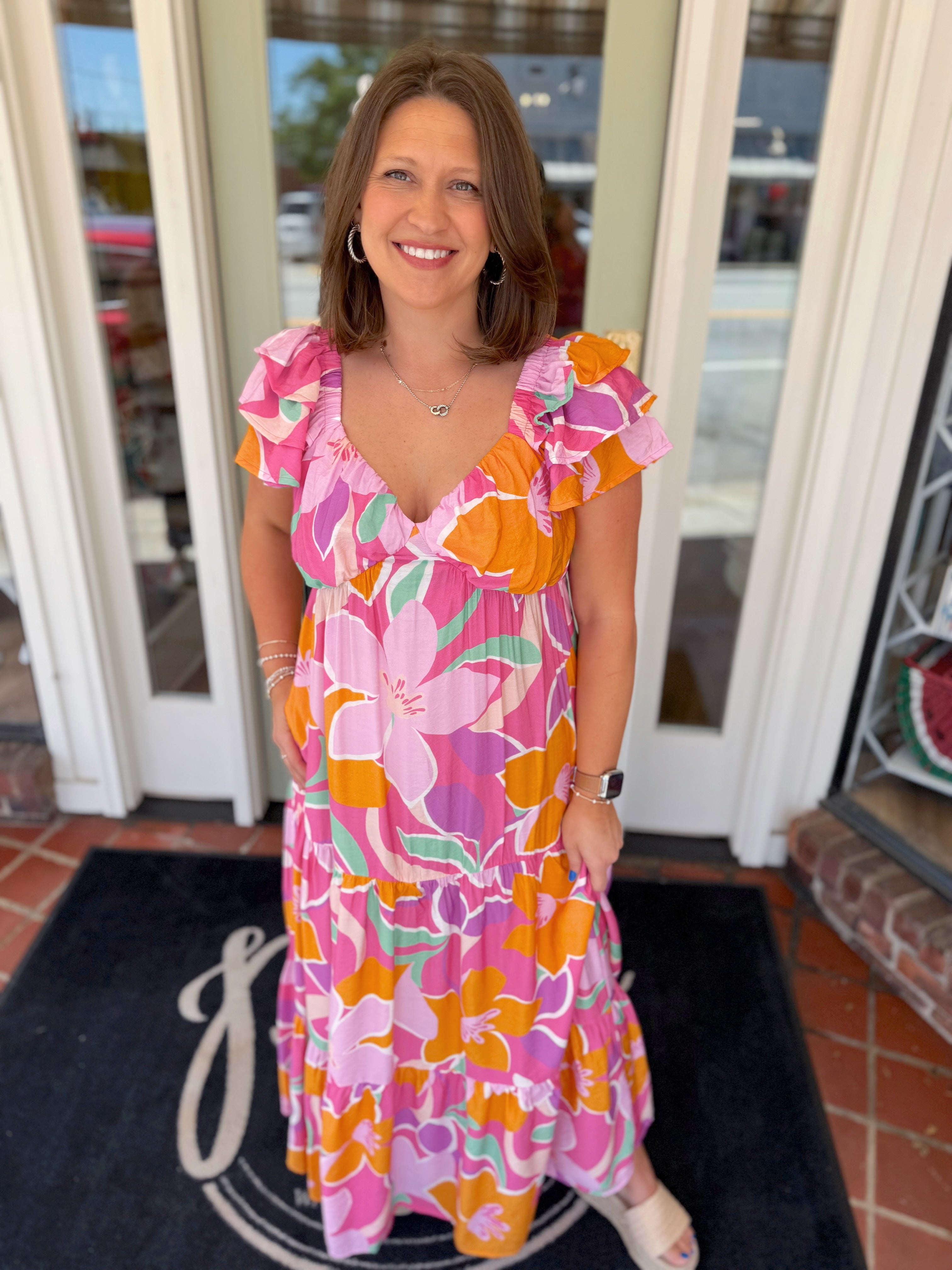 The Leighton Floral Maxi Dress