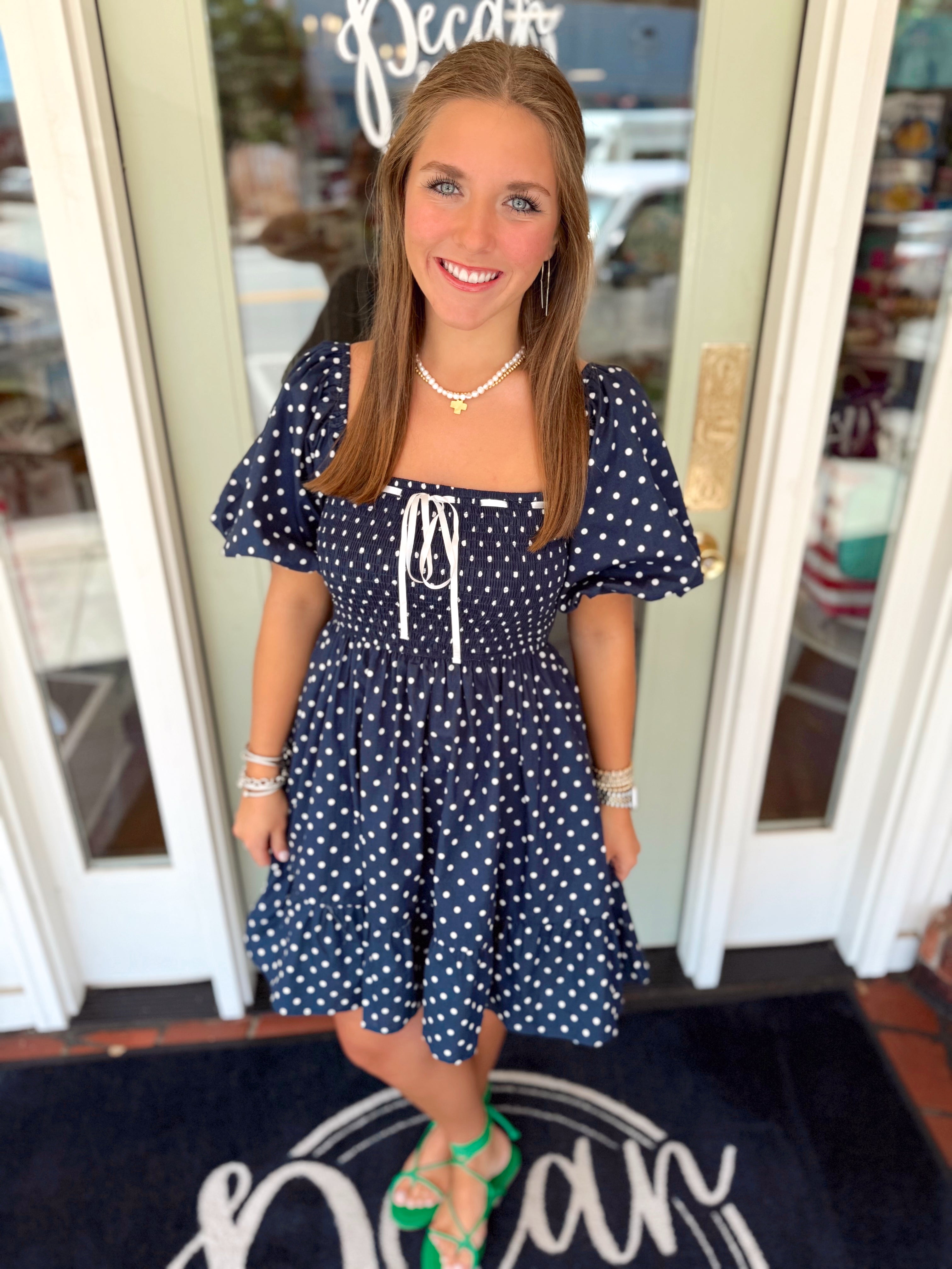 The Carrie Polka Dot Dress